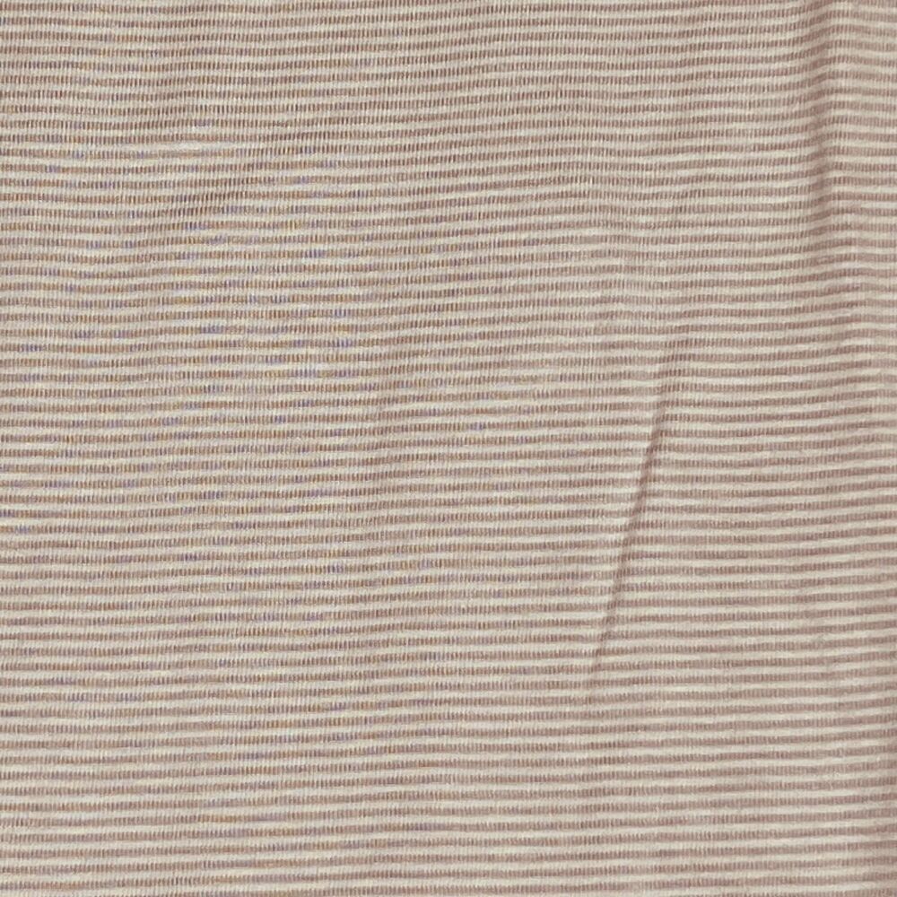 Soft Surroundings Knit Top Medium Lavender Stripe Keyhole Neck 3/4 Sleeve Blouse - Picture 3 of 8